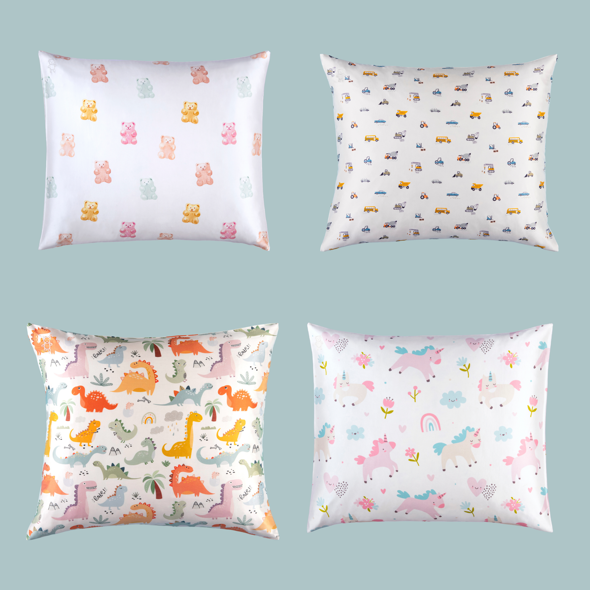 THE SIGNATURE SET - 4 SILK PILLOWCASES