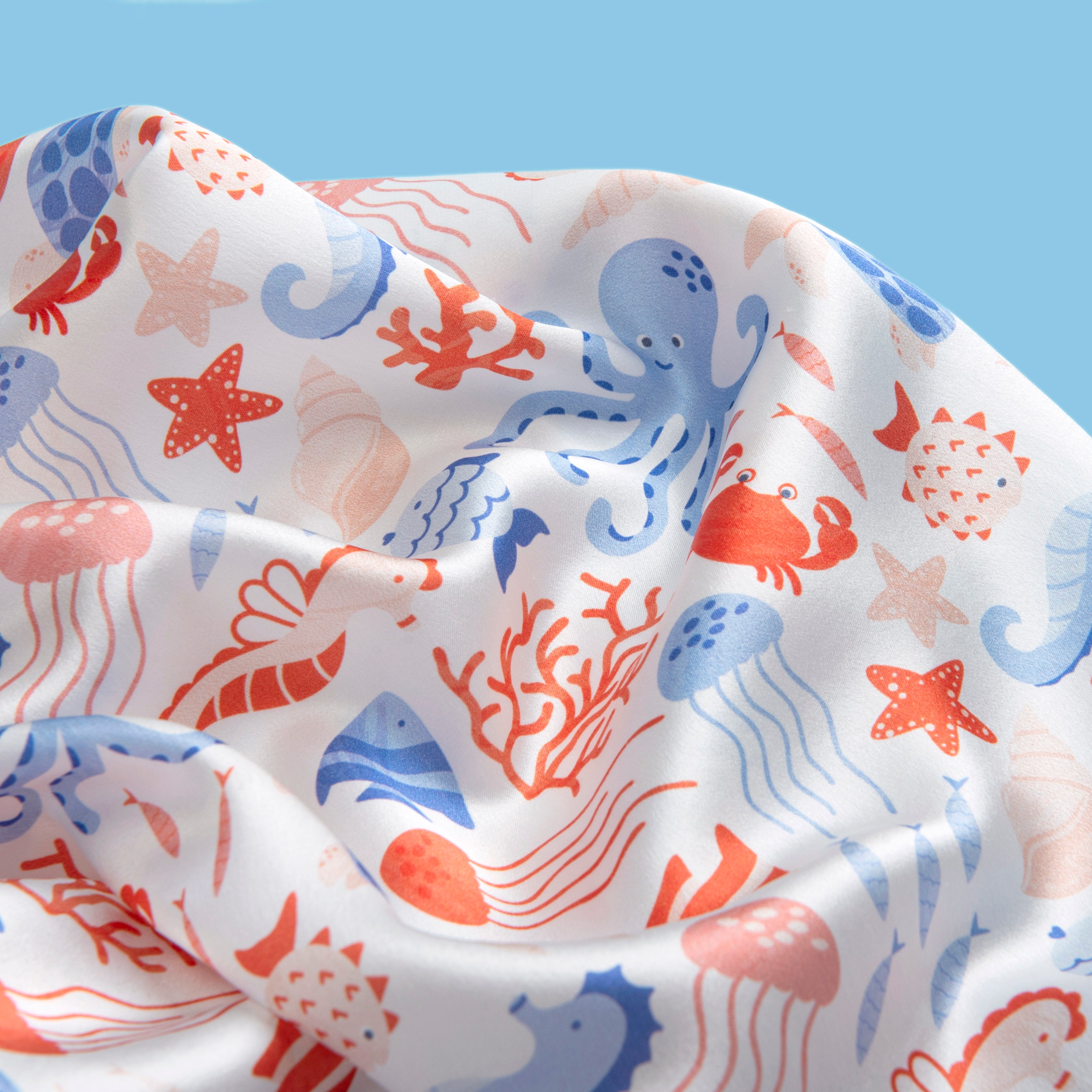 Sea How Silky Zippered Pillowcase