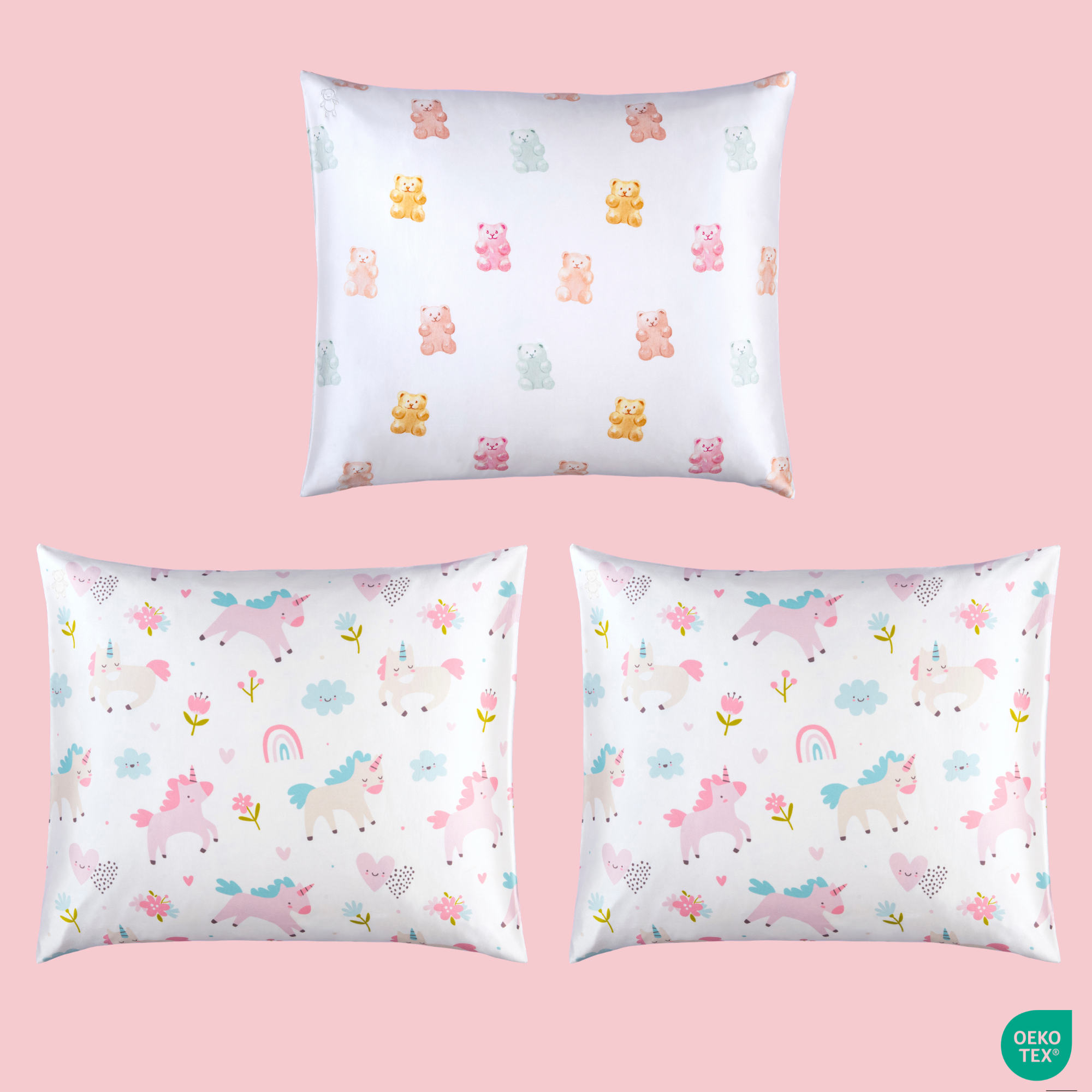 THE ROTATION SET - 3 SILK PILLOWCASES