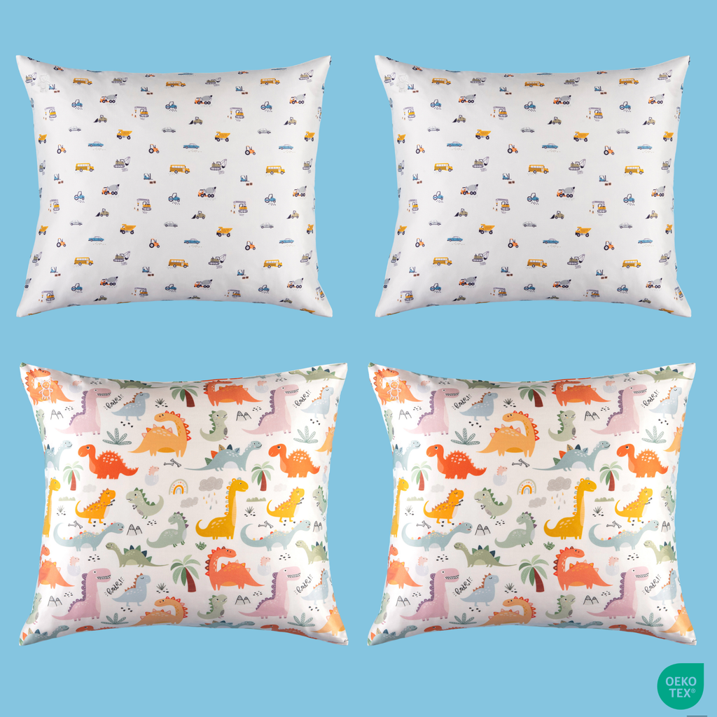 THE SIGNATURE SET - 4 SILK PILLOWCASES